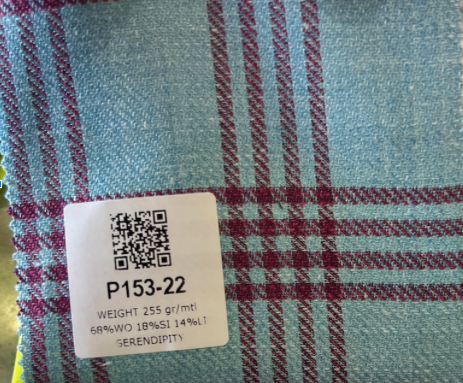 James Jacket in Aqua with Purple Plaid