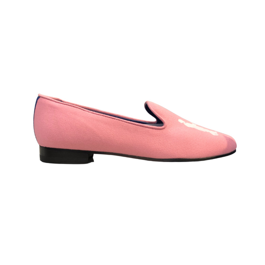 Slipper in PB Pink with White Logo