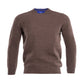 Waffle Crew Neck in Brown