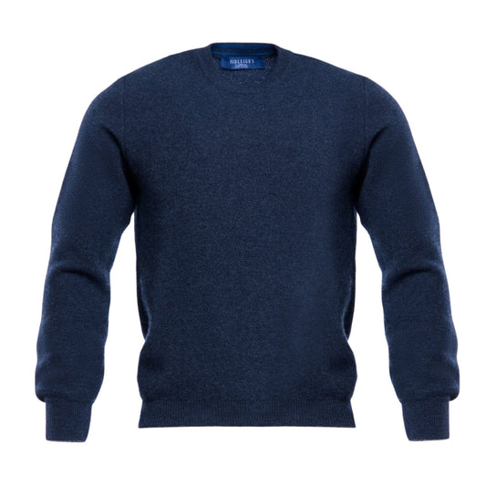 Waffle Crew Neck in Navy