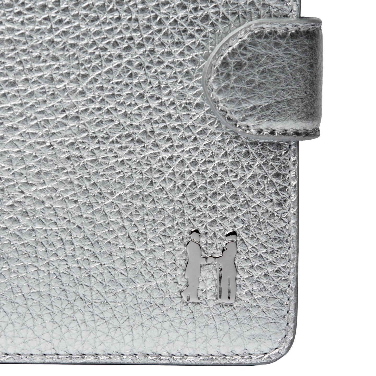 Snap Wallet in Silver