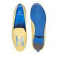 Slipper in Yellow with Baby Blue Logo