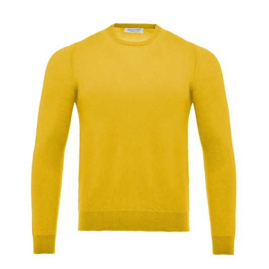 Cashmere Crewneck Sweater in Yellow