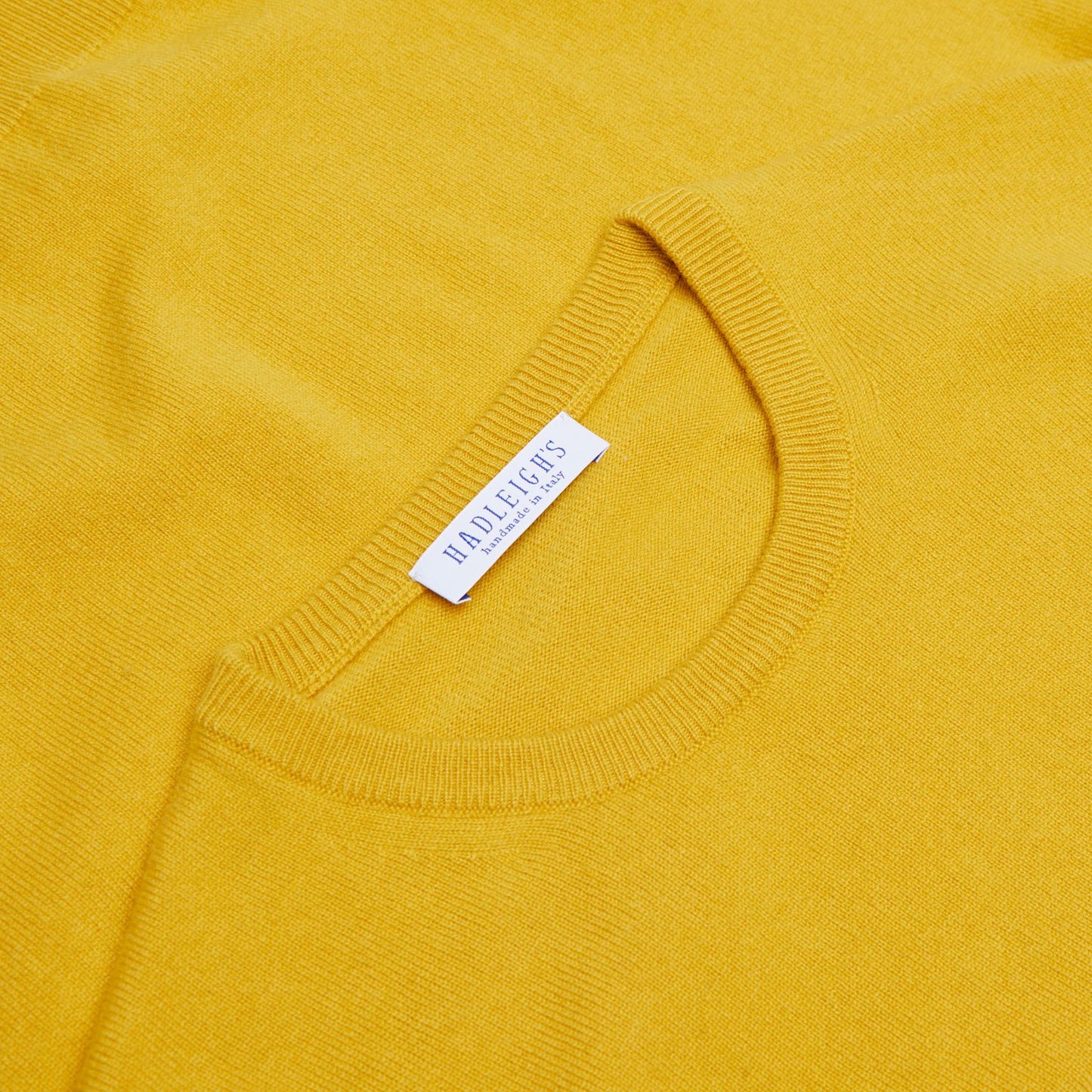 Cashmere Crewneck Sweater in Yellow