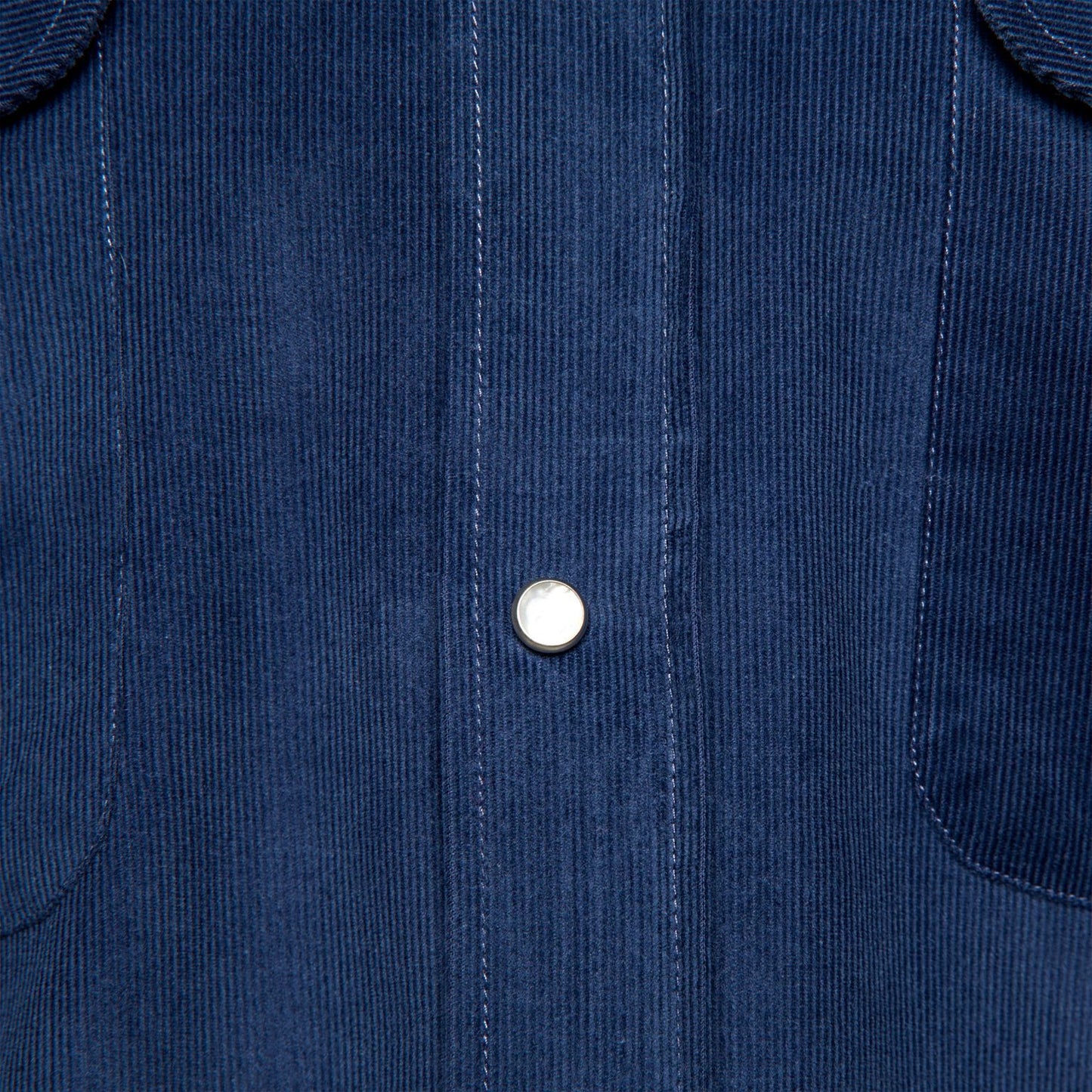 Kacey Shirt in Blue Pinwale Corduroy